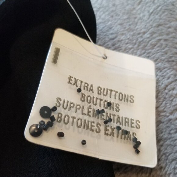 Jones New York Women's Petite Spaghetti Strap Cocktail Dress Size 8 Sequin Black - Picture 4 of 9